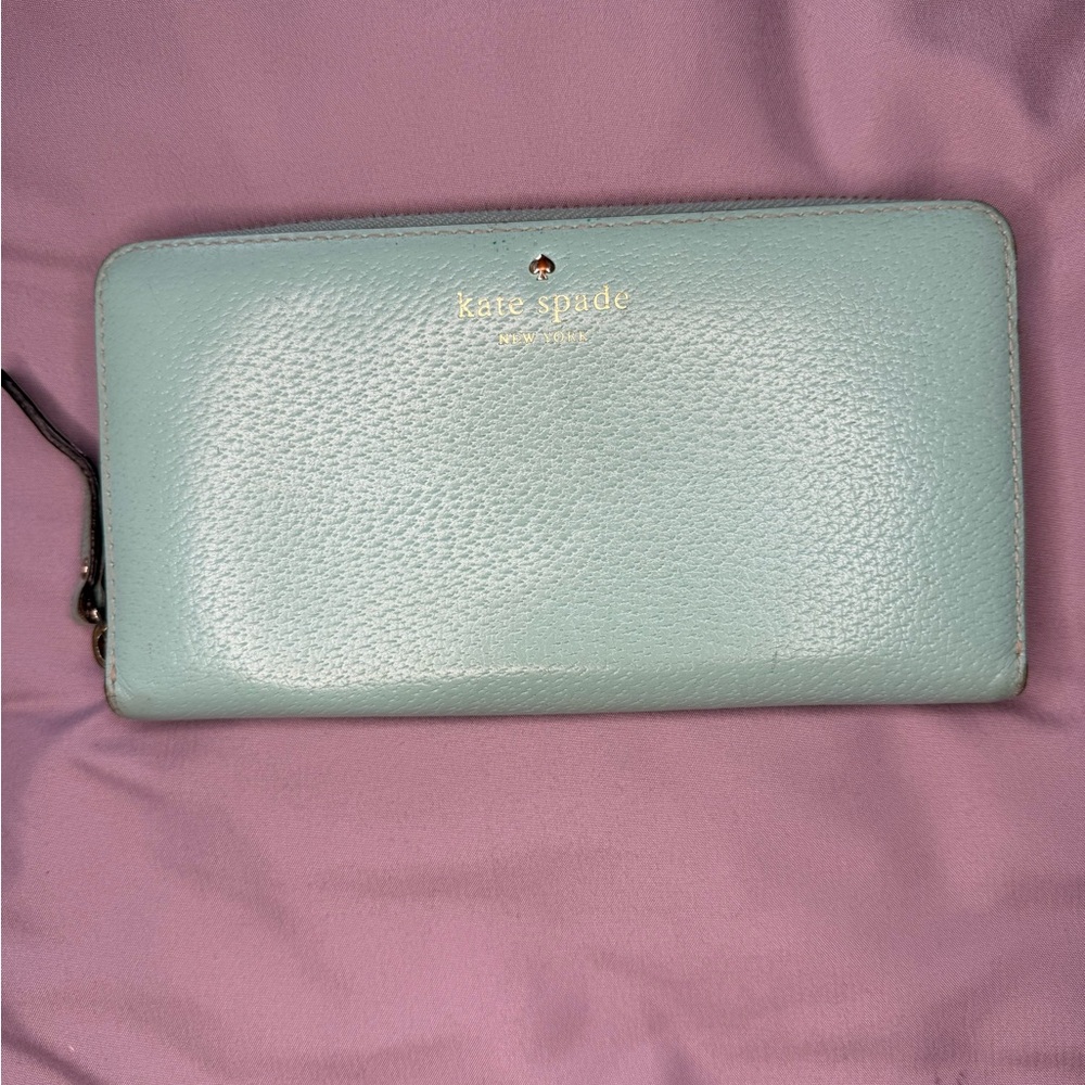 Kate Spade wallet Robins Egg Blue